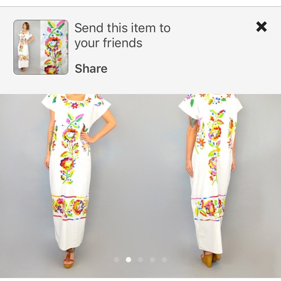 Gorgeous handmade pool coverup from Mexico - Picture 2 of 8